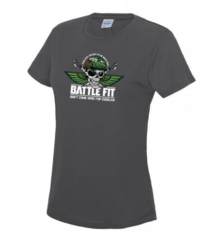 Ladies Battle Fit Wicking T-Shirt - Image 2
