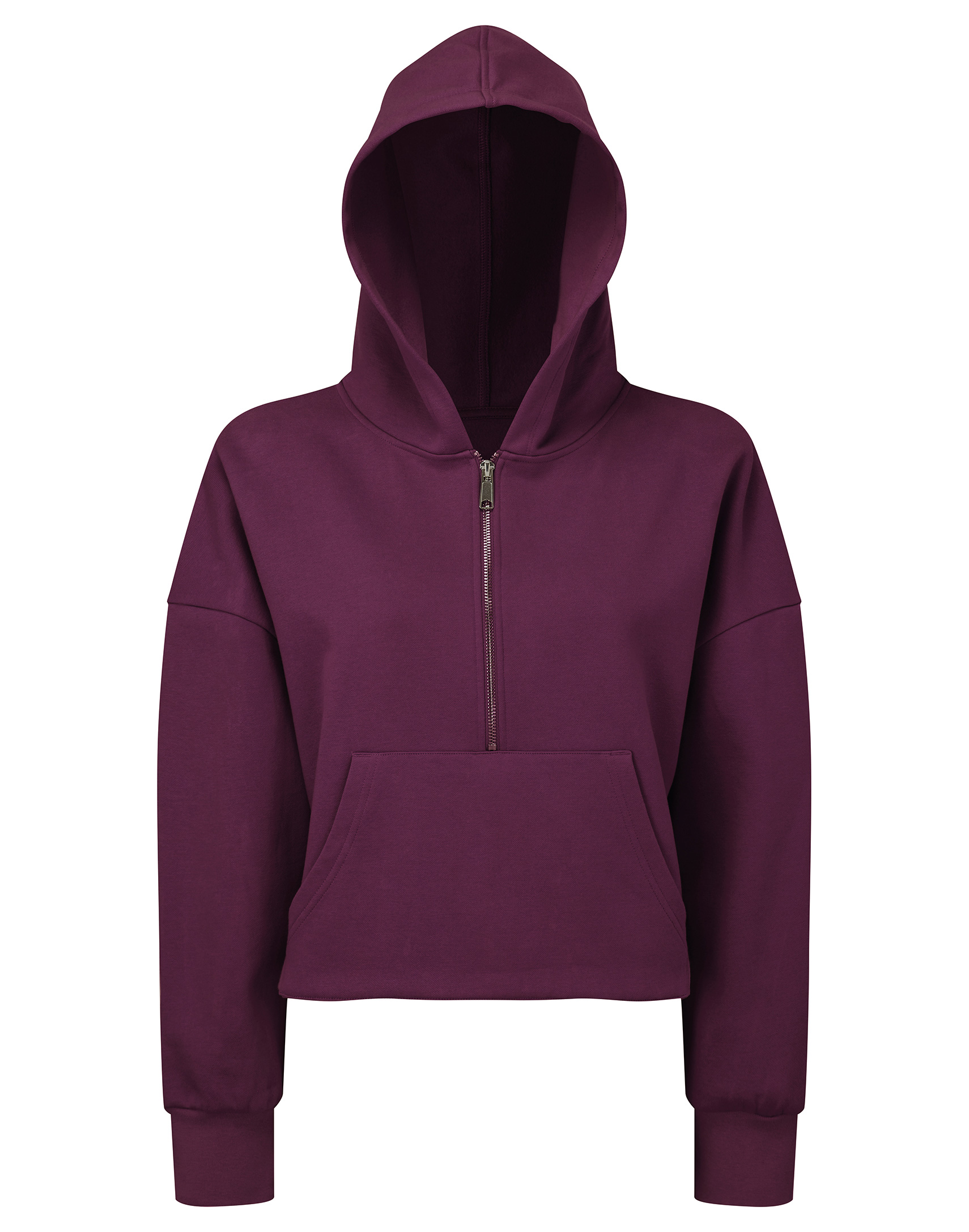 Ladies 1/2 zip hoodie - Image 5