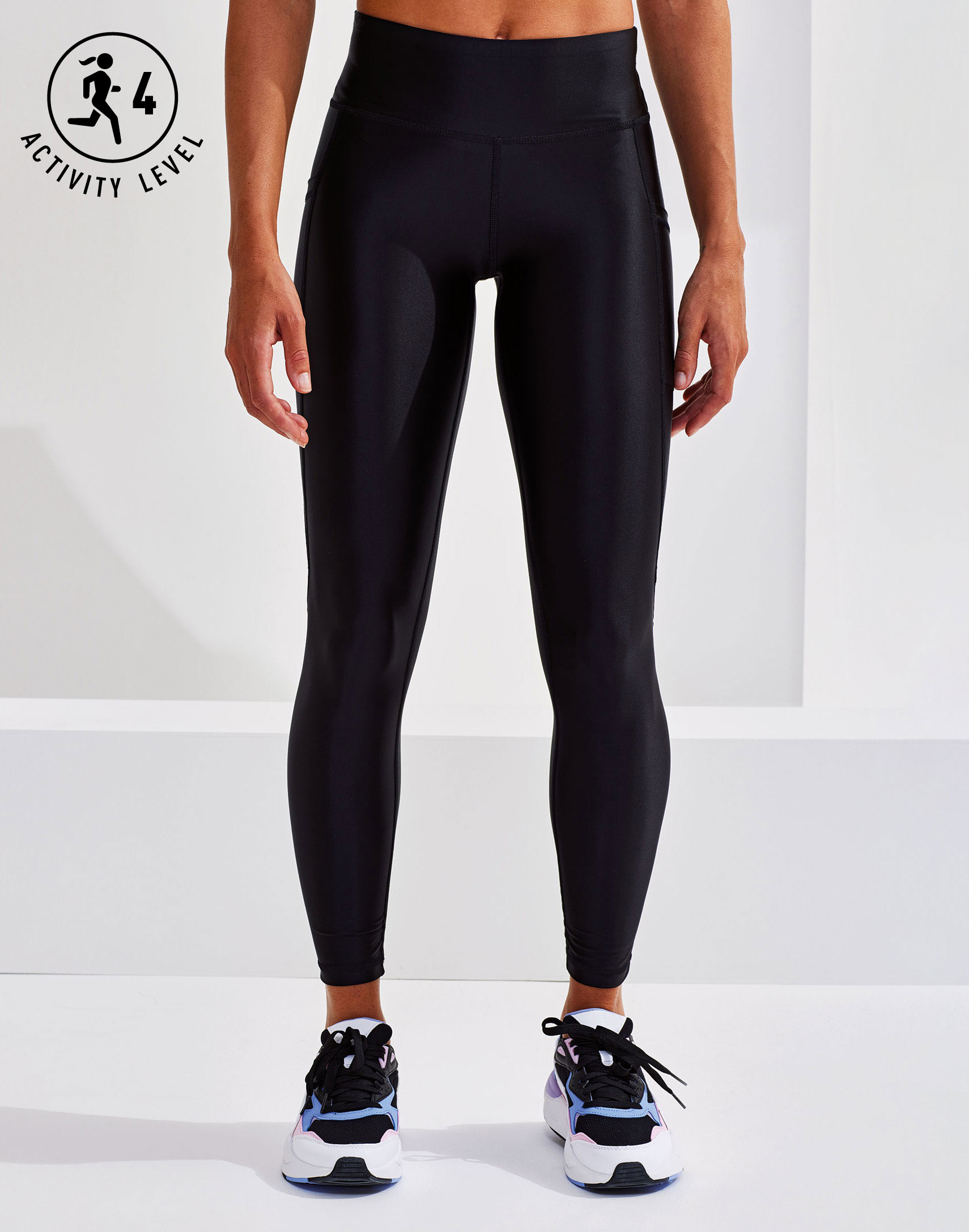 Ladies high-shine leggings - Image 2