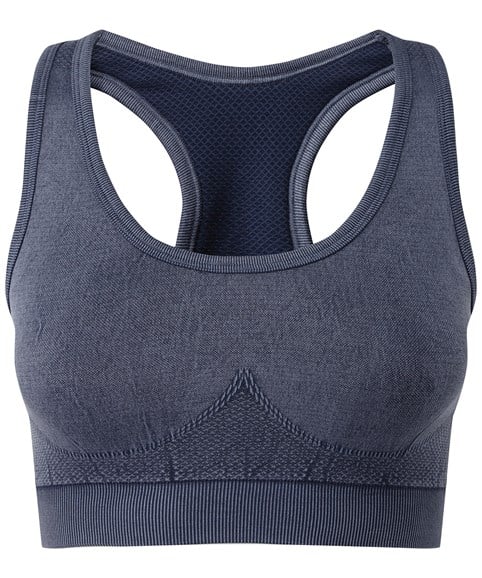 Ladies seamless '3D fit' multi-sport denim look bra